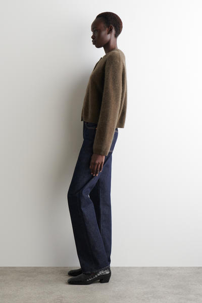 COS ピュアブラッシュドカシミヤカーディガン