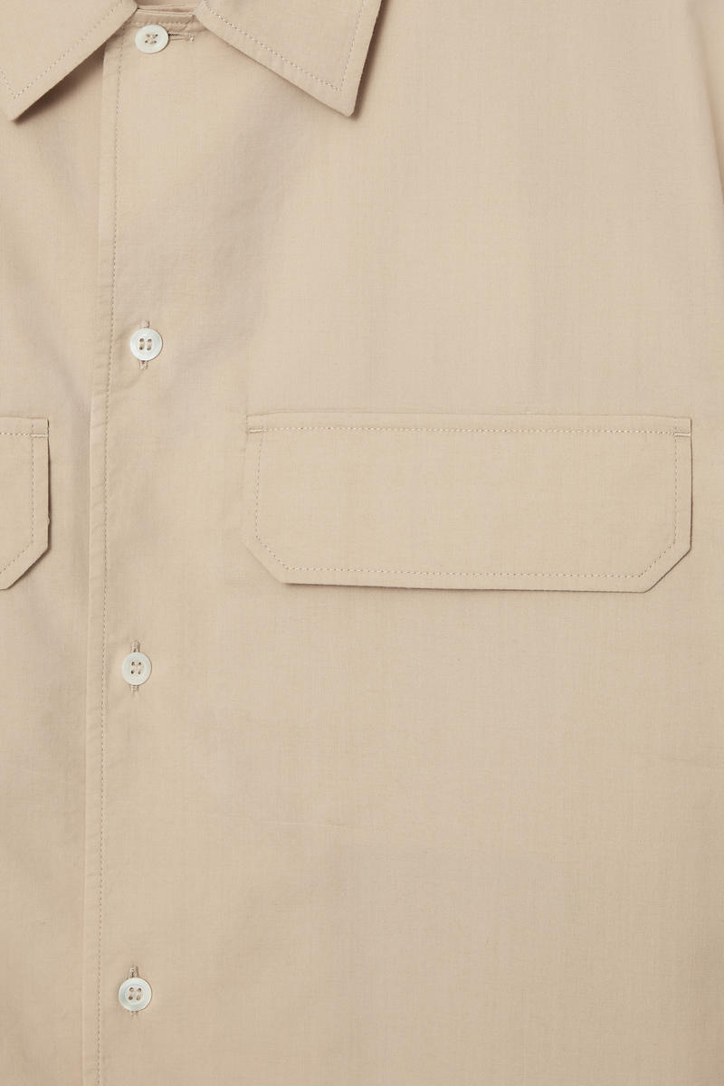 OVERSIZED FLAP-POCKET UTILITY SHIRT オーバーサイズフラップポケット