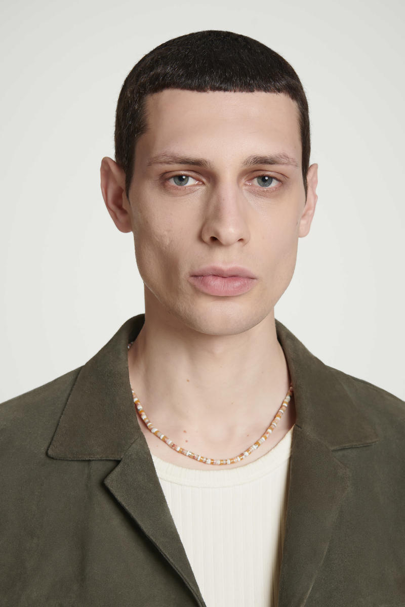 COS セミプレシャスビーズネックレス