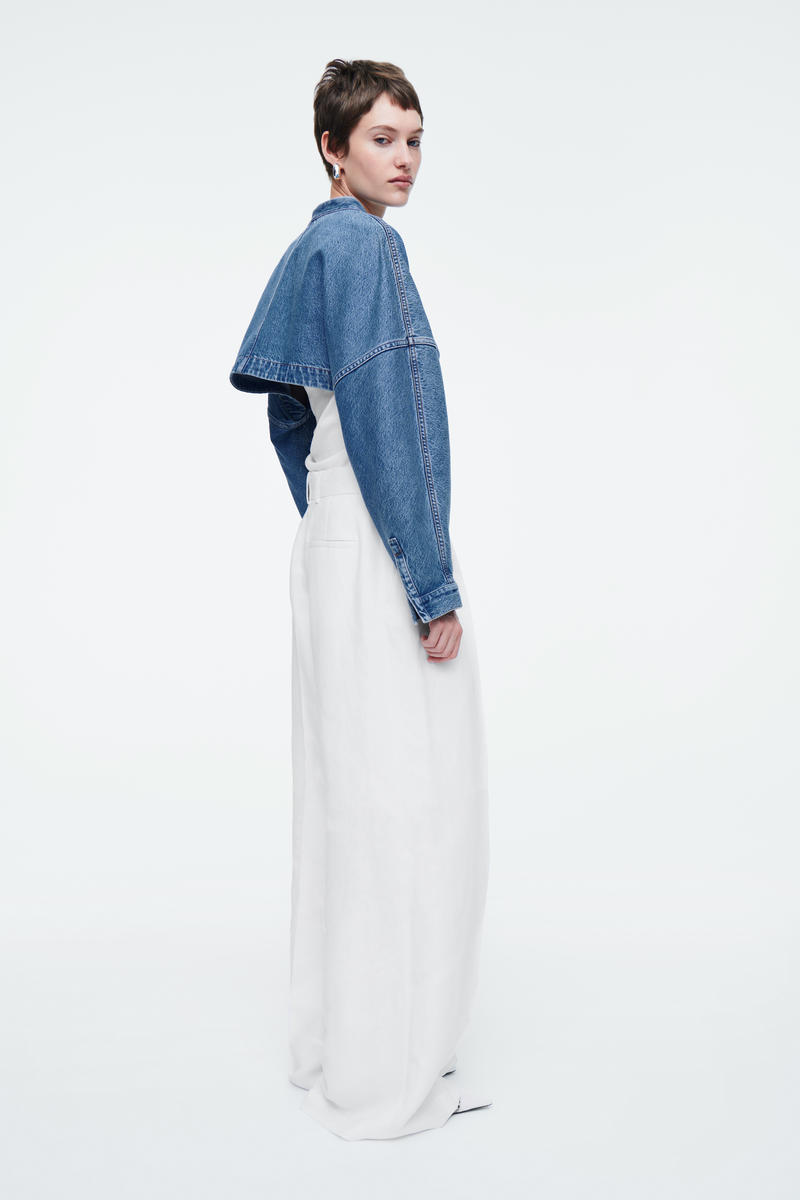 CROPPED HYBRID DENIM JACKET クロップドハイブリッドデニムジャケット 