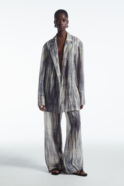 COS ロングラインシングルブレストブレザー