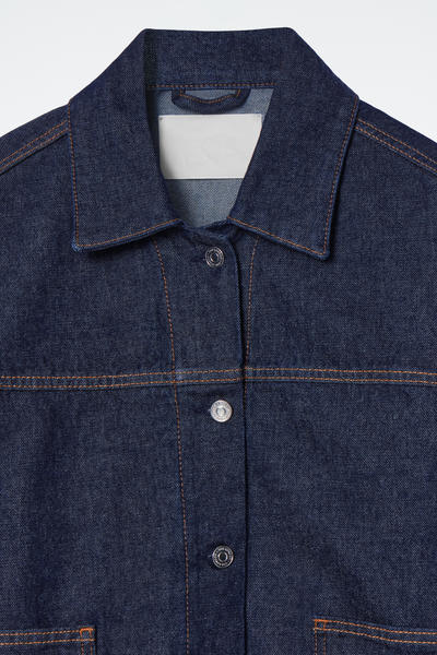 RAW DENIM JACKET ローデニムジャケット インディゴ｜COS コス 公式 