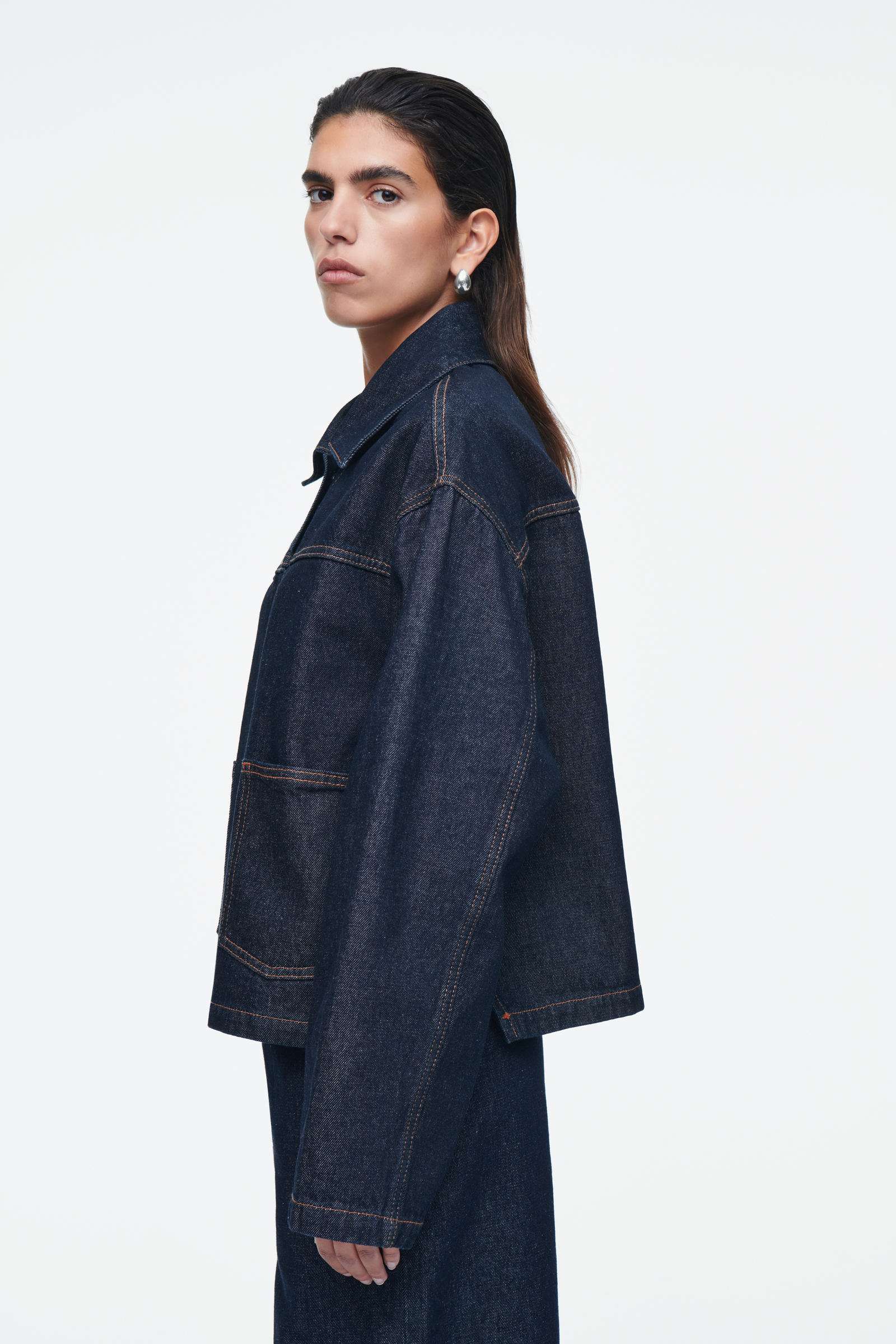 RAW DENIM JACKET ローデニムジャケット インディゴ｜COS コス 公式