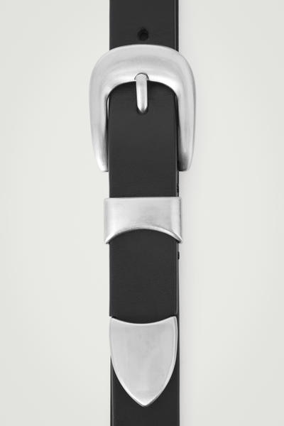 COS レザーウエスタンベルト