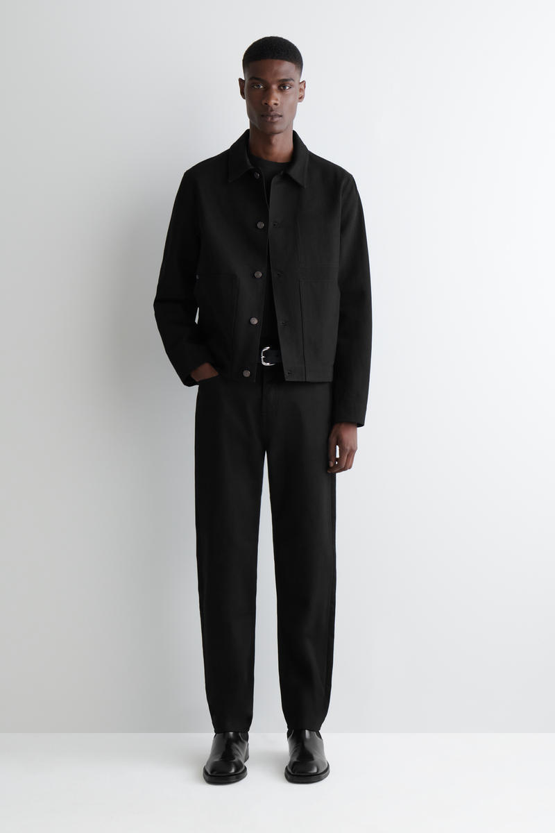 RELAXED DENIM JACKET リラックスデニムジャケット ブラックセルビッジ