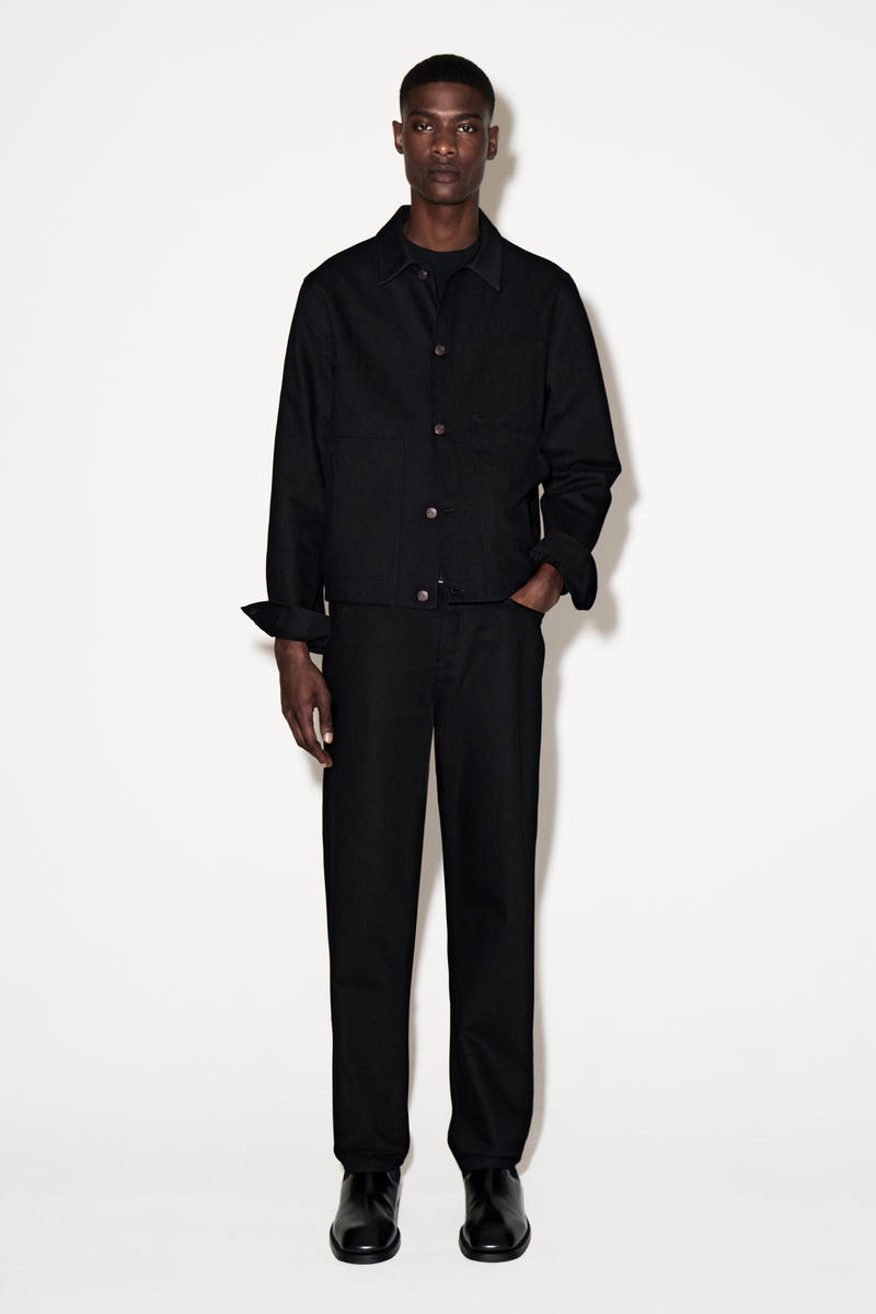 RELAXED DENIM JACKET リラックスデニムジャケット ブラックセルビッジ