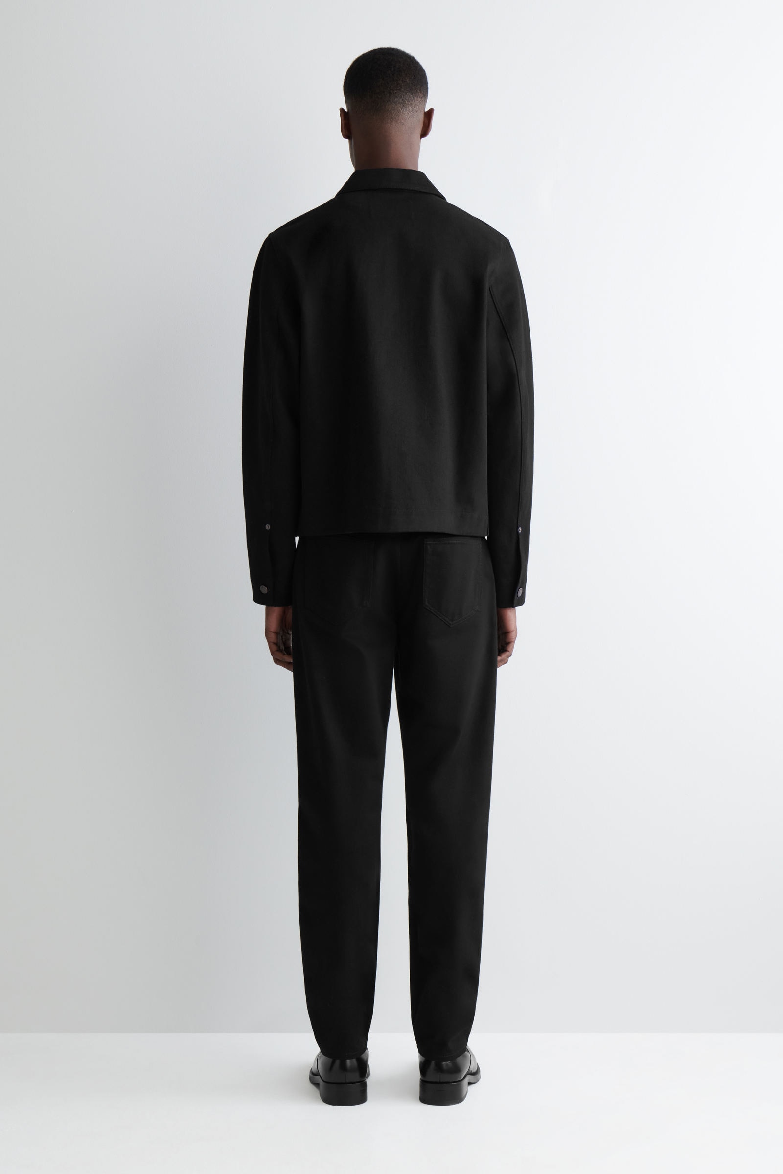 RELAXED DENIM JACKET リラックスデニムジャケット ブラックセルビッジ