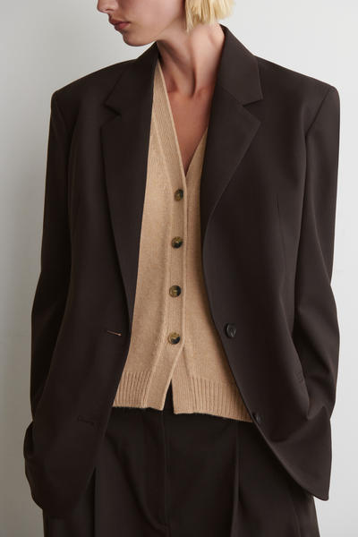 COS カシミヤ混ニットベスト