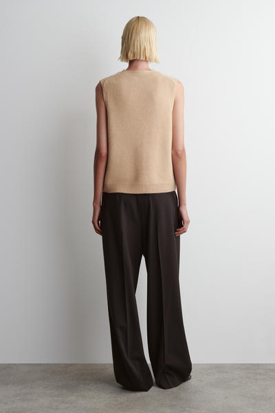 COS カシミヤ混ニットベスト