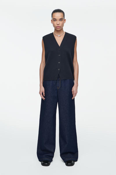 COS カシミヤ混ニットベスト