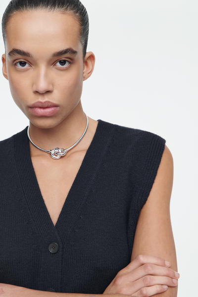 COS カシミヤ混ニットベスト