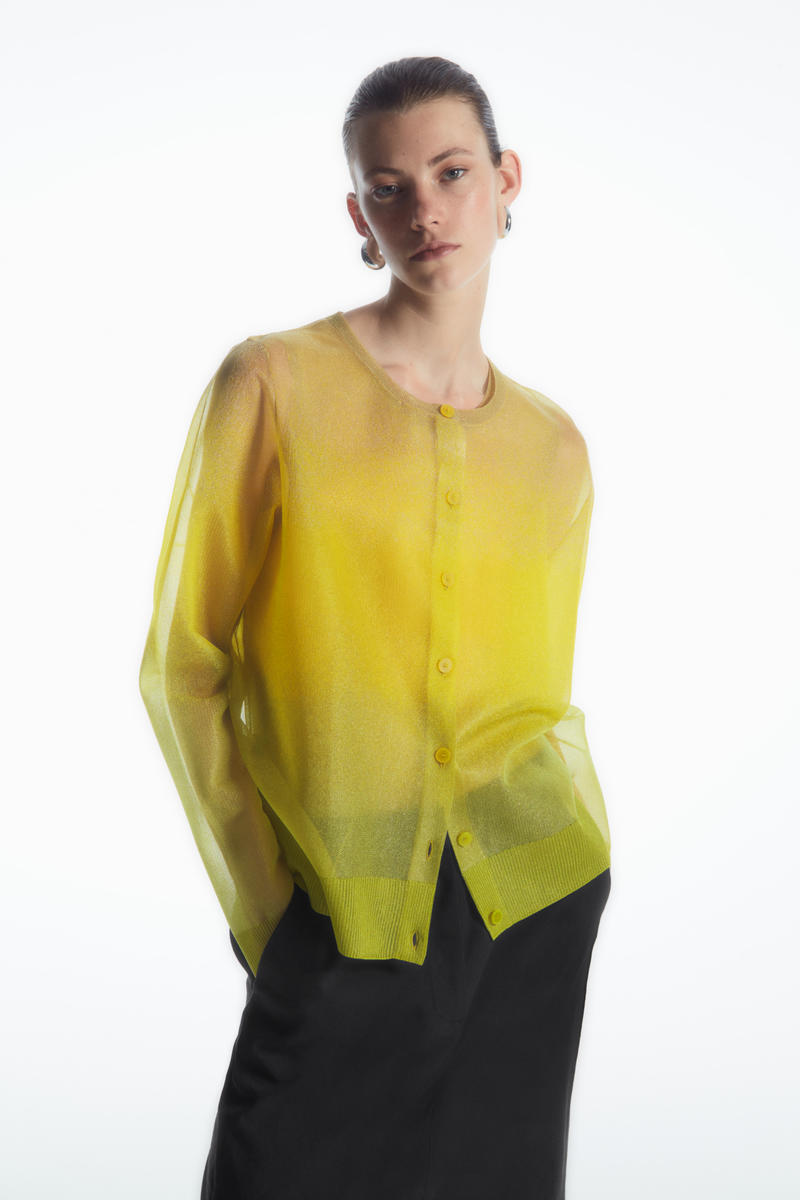 FINE-KNIT OMBRE CARDIGAN ファインニットオンブレカーディガン