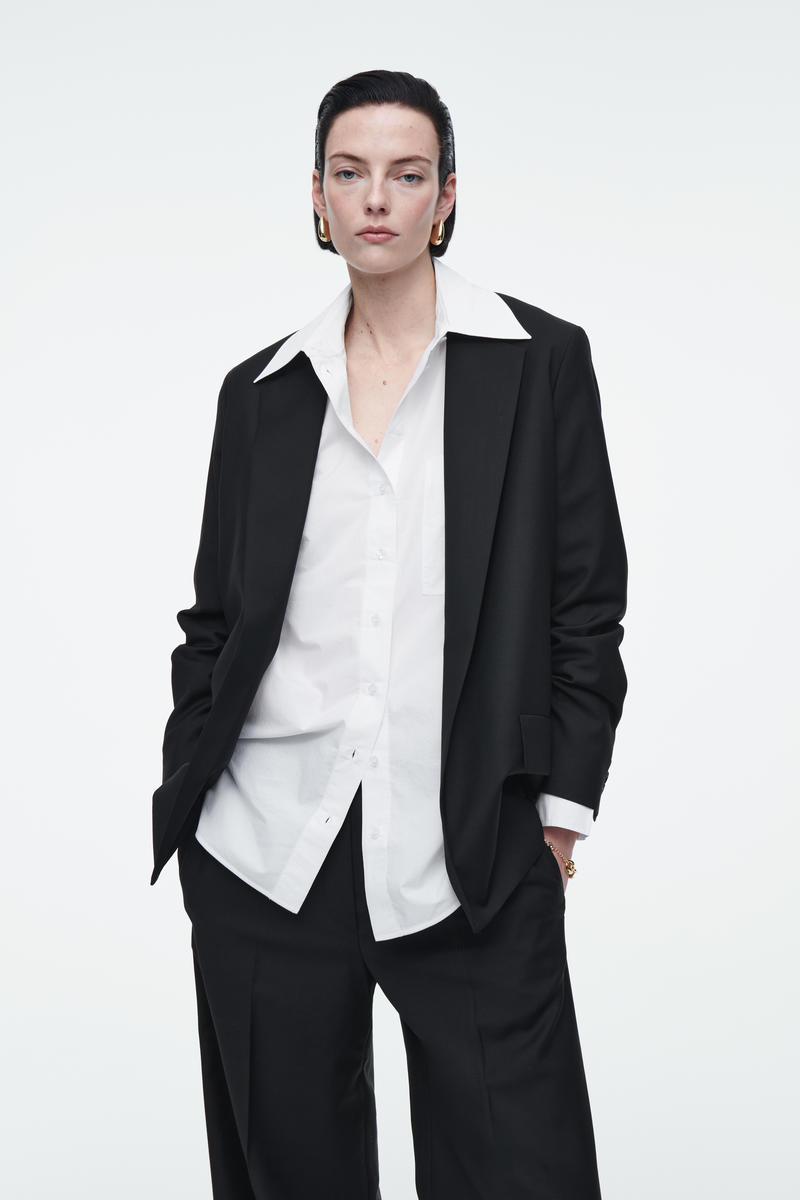 SINGLE-BREASTED WOOL BLAZER シングルブレスト ウールブレザー｜COS 