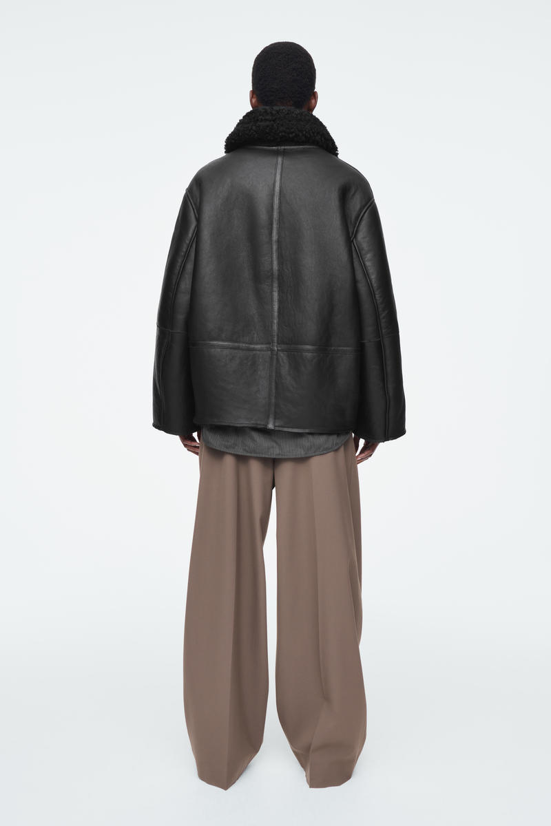 ジャケット・アウター Eaphi BIG COLLAR HALF JACKET brown eaphi BIG COLLAR HALF JACKET - メルカリ