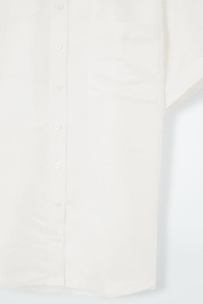 COS フローラルジャガード半袖シャツ