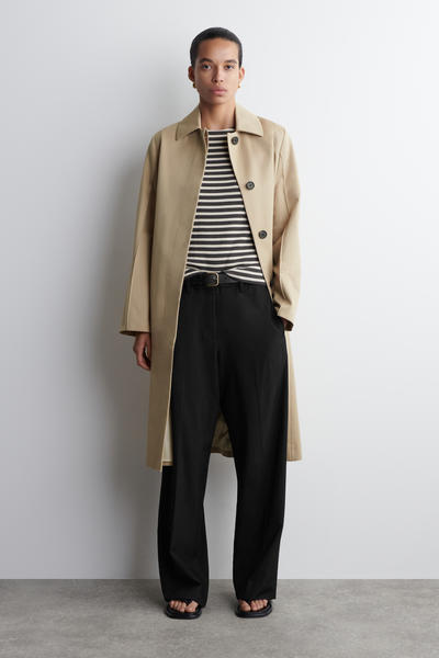 COS ストライプスリムリブ Tシャツ