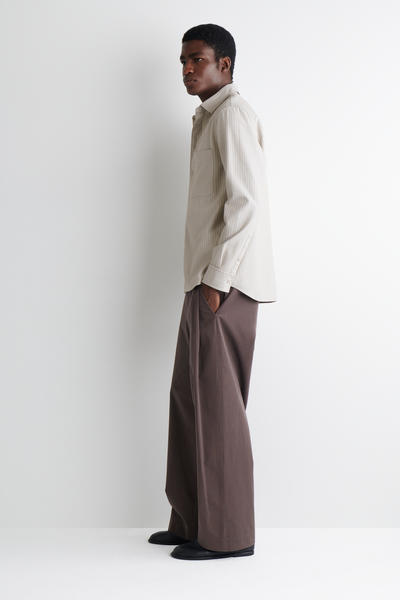 COS オーバーサイズツイルシャツ