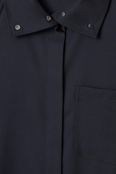 COS オーバーサイズ ウールシャツワンピース