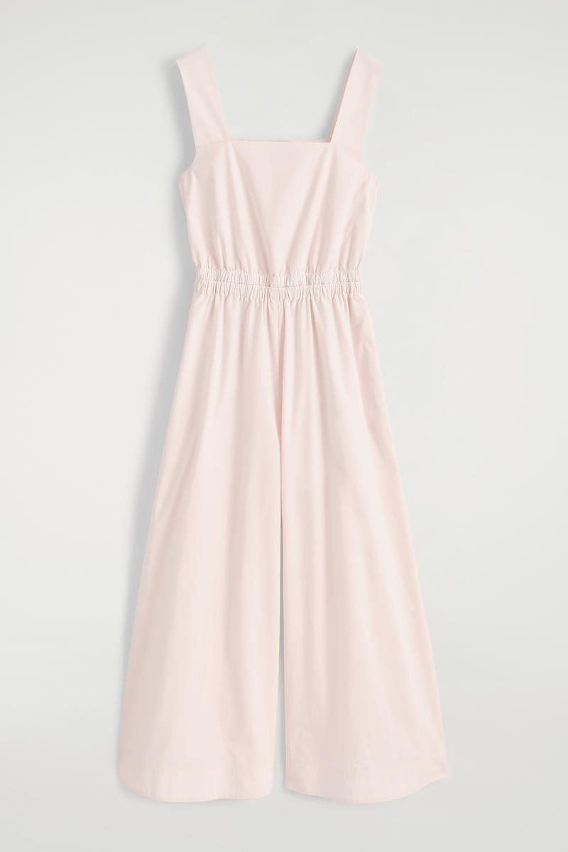 GATHERED OPEN-BACK JUMPSUIT ギャザードオープンバックジャンプスーツ