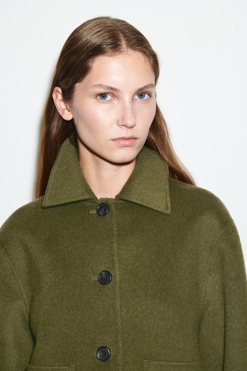 BOXY DOUBLE-FACED WOOL JACKET ボクシーダブルフェイスウール