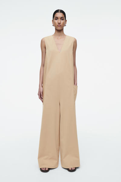 OVERSIZE A-LINE JUMPSUIT オーバーサイズ A-ライン ジャンプスーツ