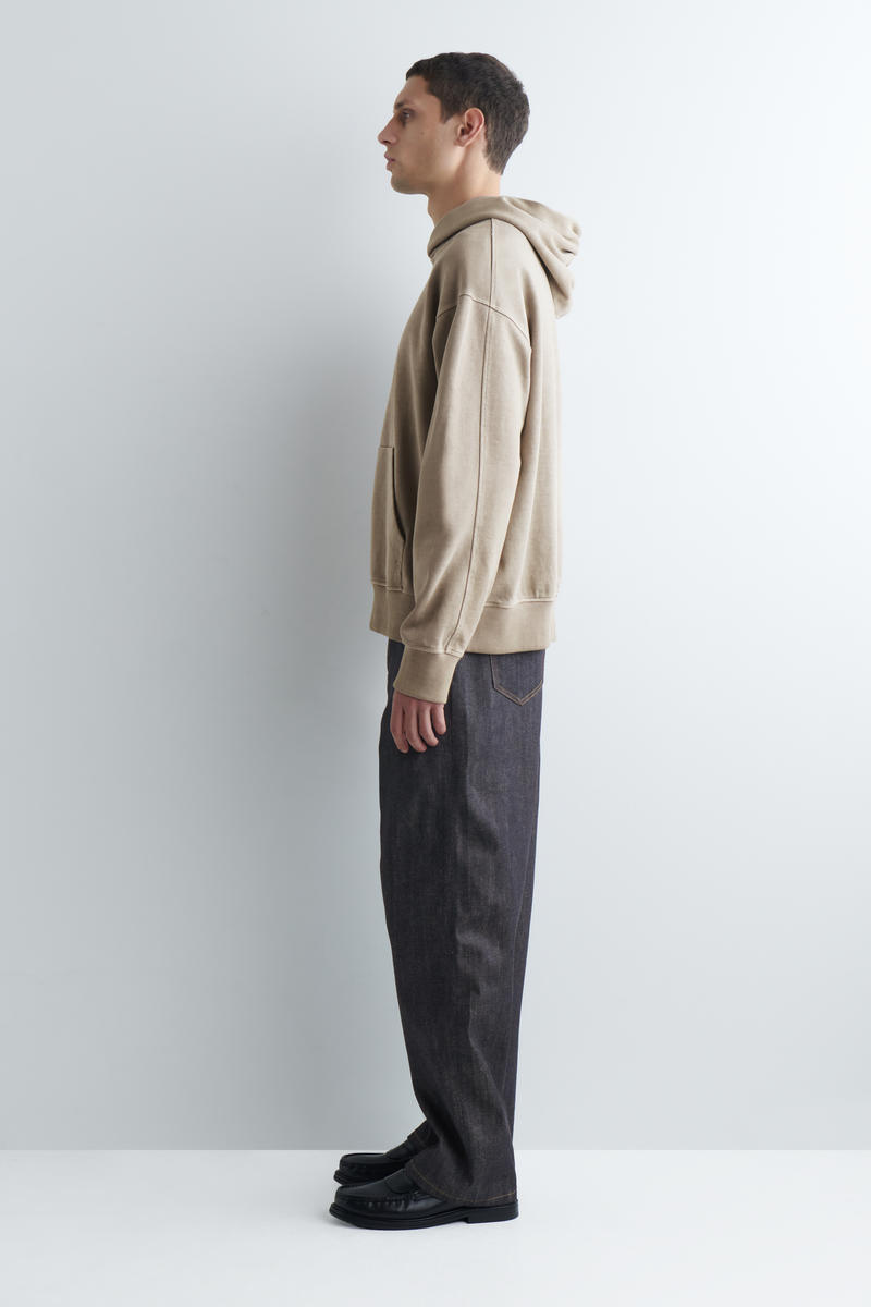 COS ウォッシュドコットンジャージーパーカー