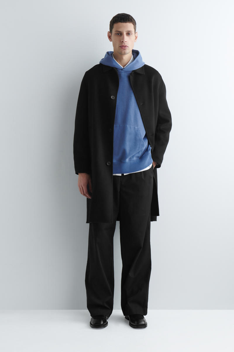 COS ウォッシュドコットンジャージーパーカー