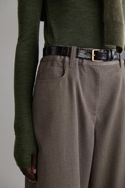 COS ウールブレンドワイドパンツ