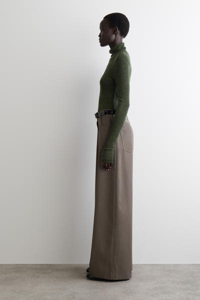 COS ウールブレンドワイドパンツ