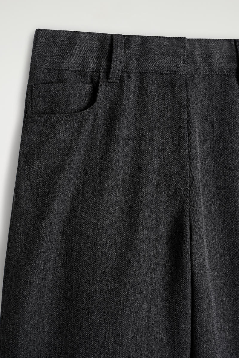 COS ウールブレンドワイドパンツ