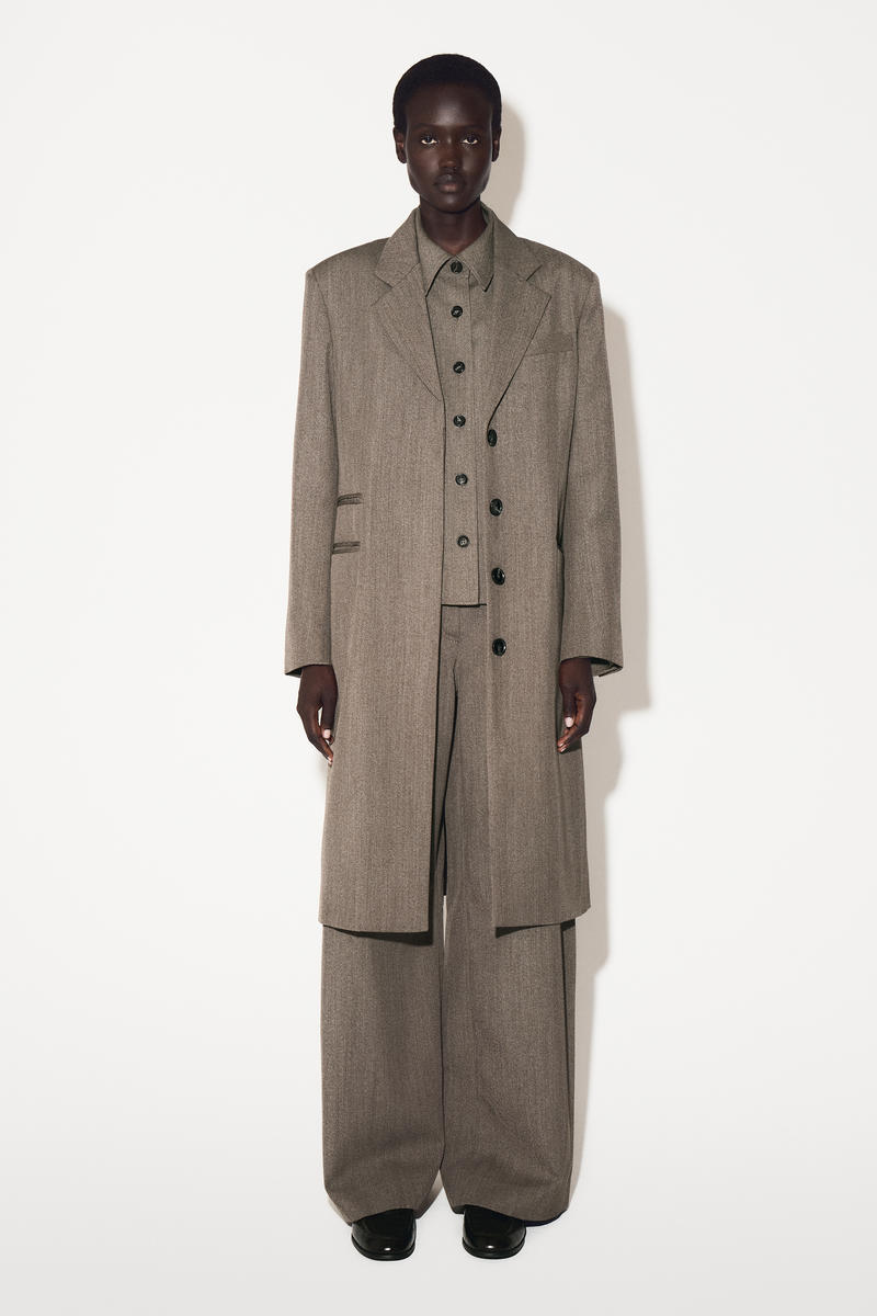 COS ウールブレンドワイドパンツ