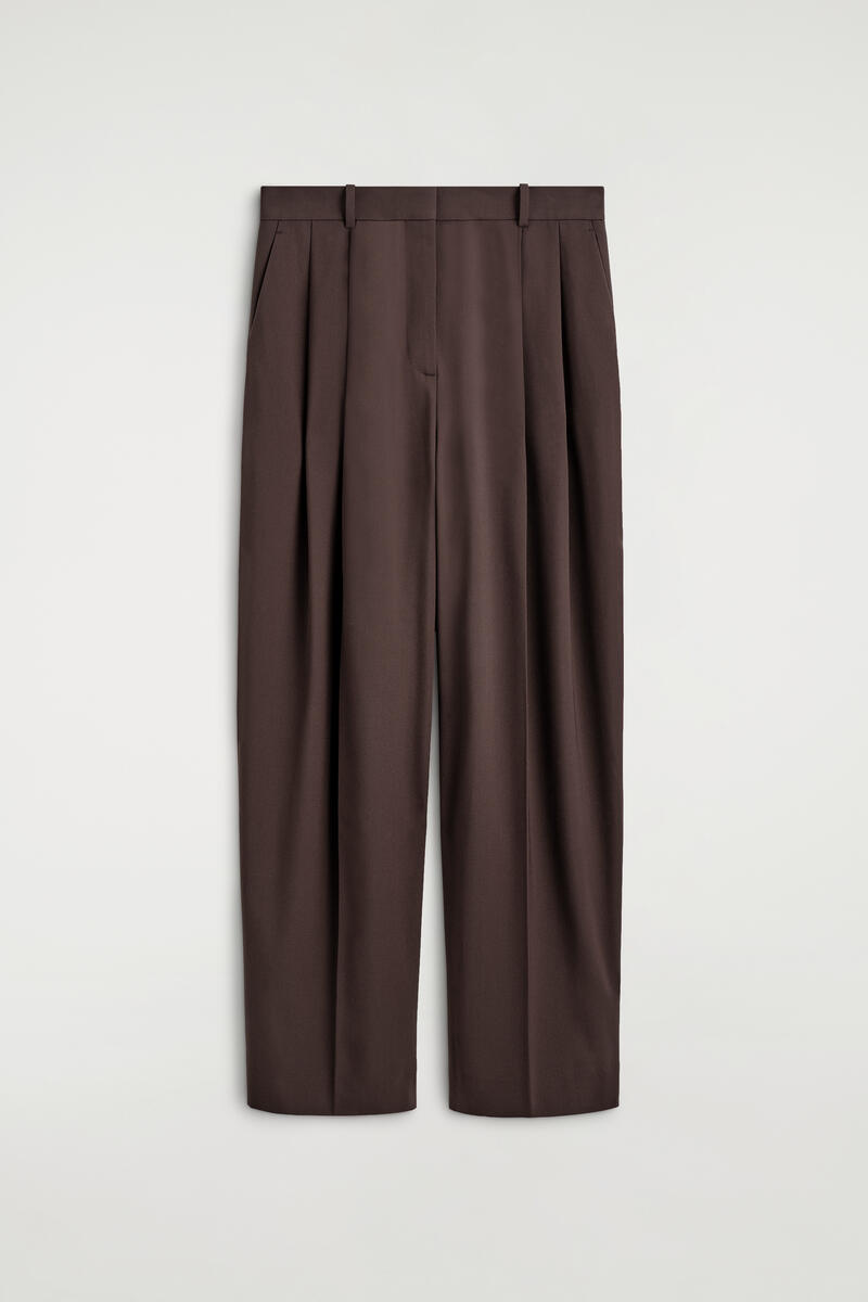 RELAXED TWILL WIDE-LEG TROUSERS リラックスツイルワイドレッグパンツ