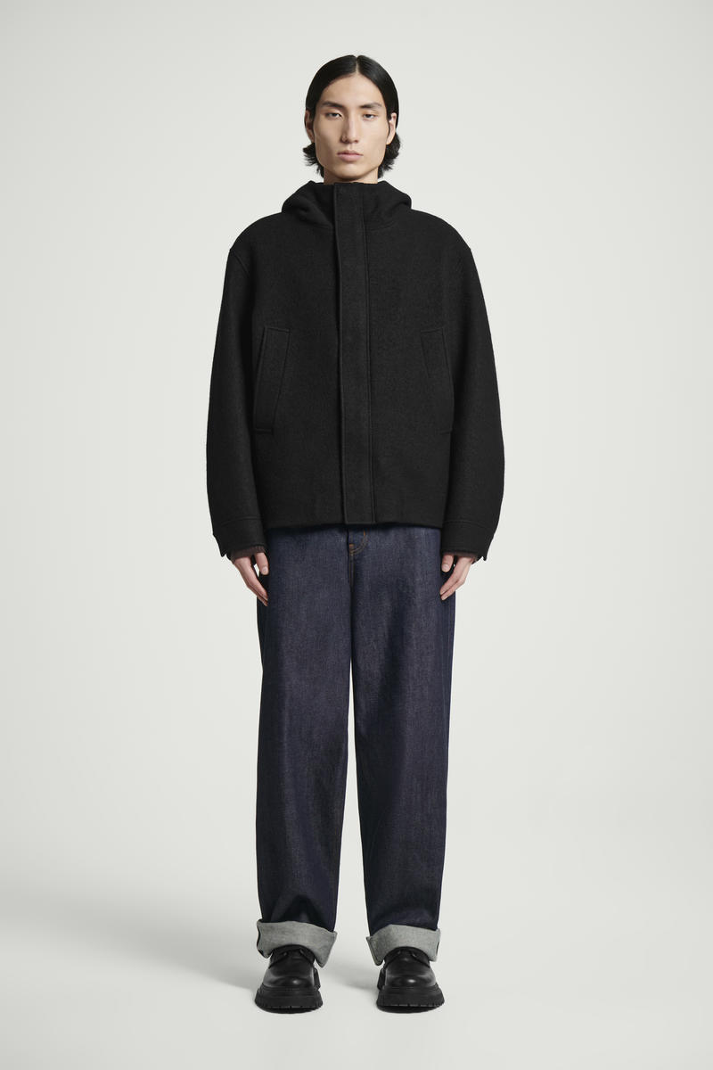 COS ファンネルネックウール ドライバーズニット COS ファンネルネックウールドライバーズ ニット XS FUNNEL-NECK