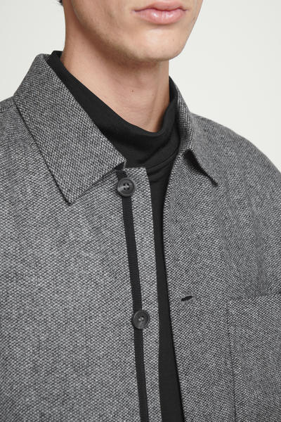 COS ウールブレンドオーバーシャツ