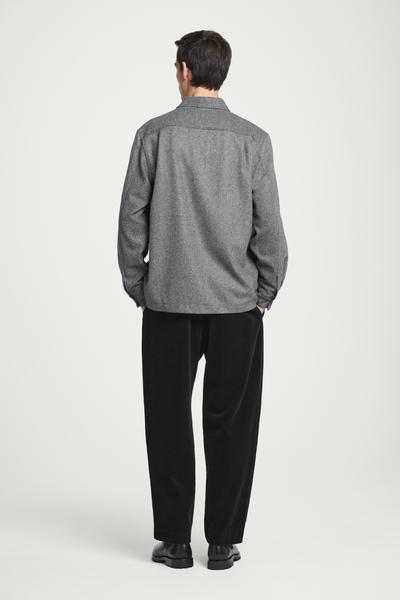 COS ウールブレンドオーバーシャツ