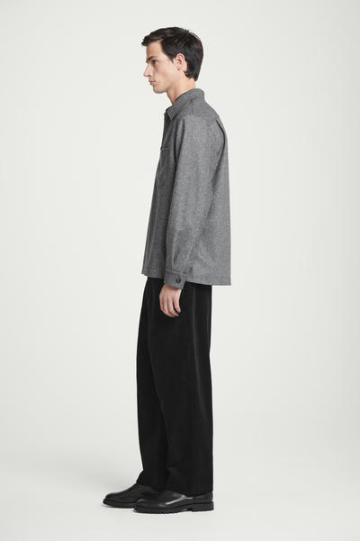 COS ウールブレンドオーバーシャツ