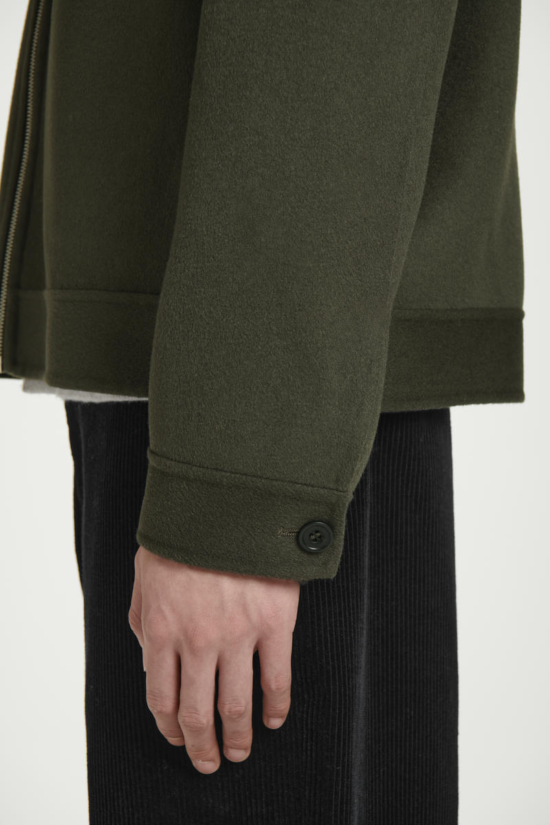 DOUBLE-FACED WOOL HARRINGTON JACKET ダブルフェイスウールハリントン