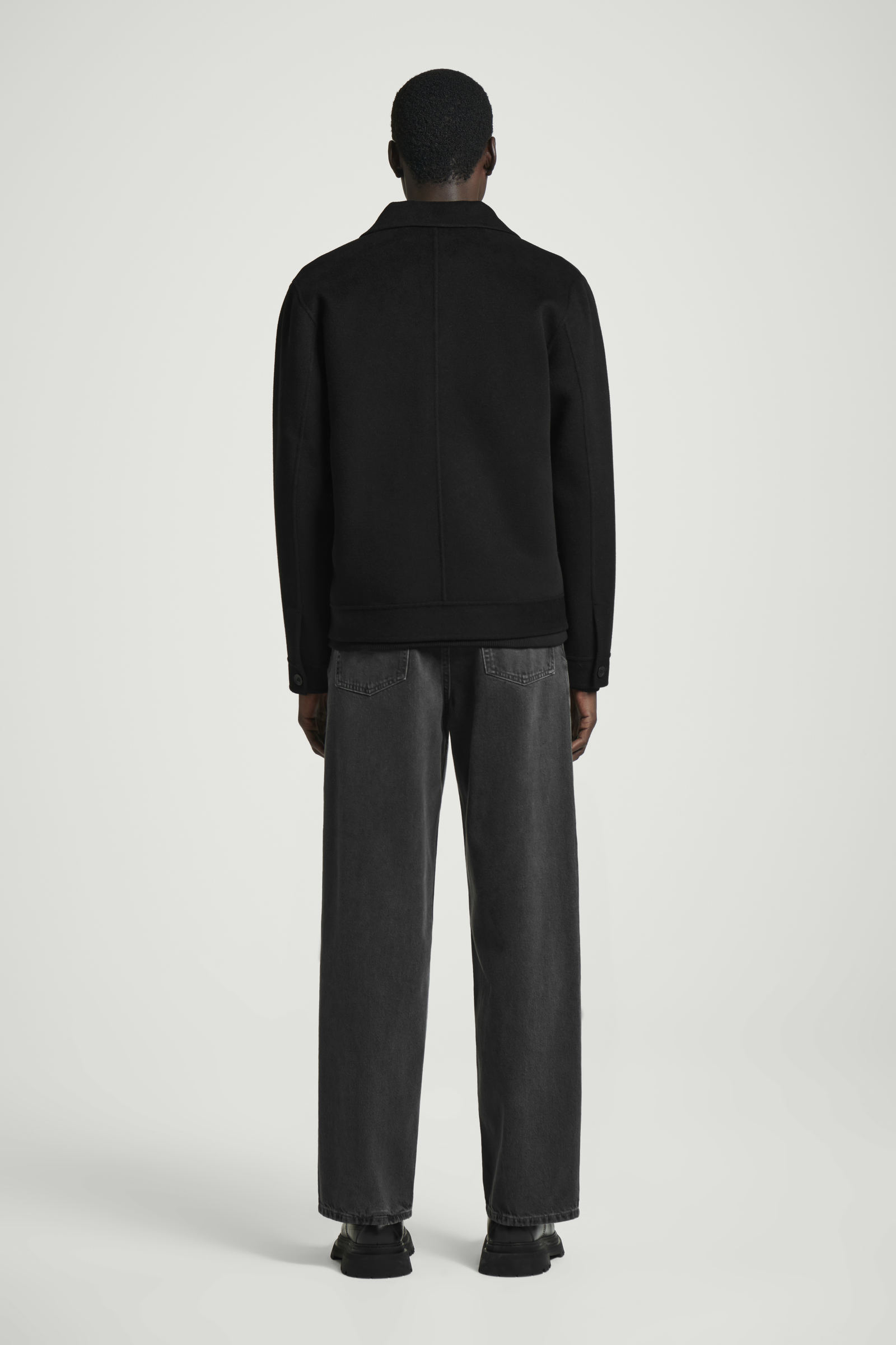 DOUBLE-FACED WOOL HARRINGTON JACKET ダブルフェイスウールハリントン