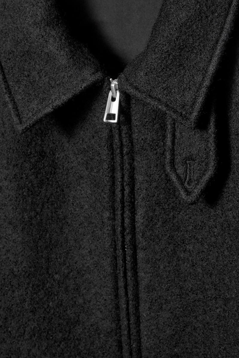 BOILED MERINO WOOL AVIATOR JACKET ボイルドメリノウールアビエイター 