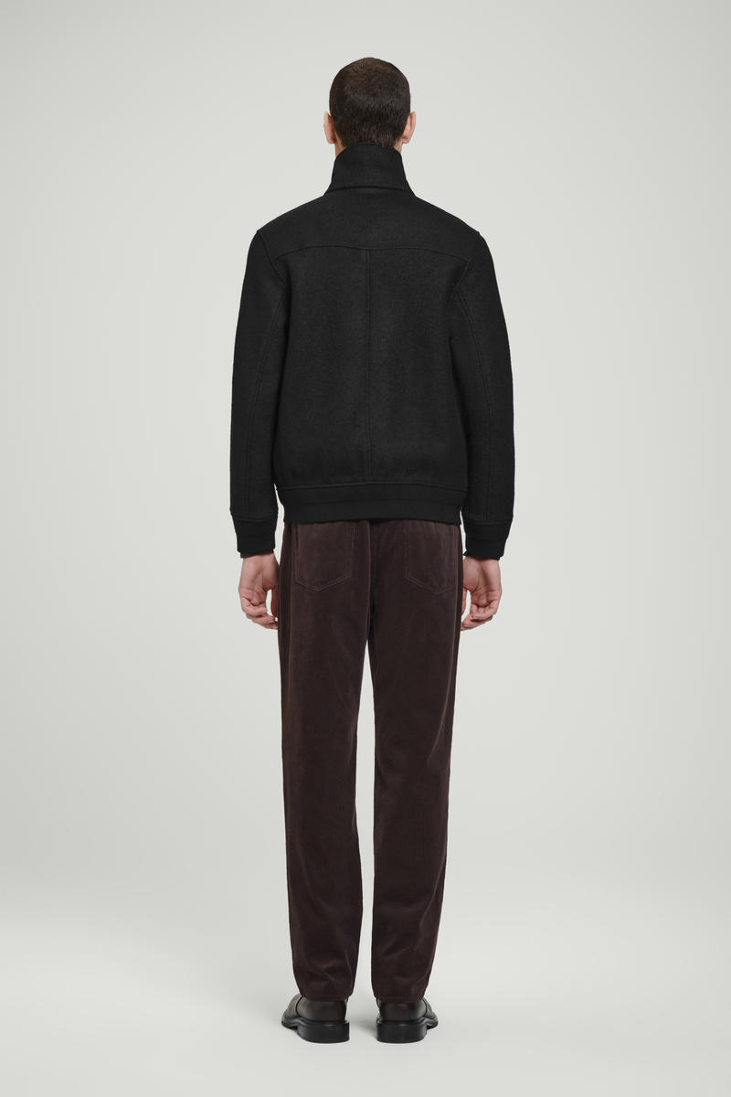 BOILED MERINO WOOL AVIATOR JACKET ボイルドメリノウールアビエイター 