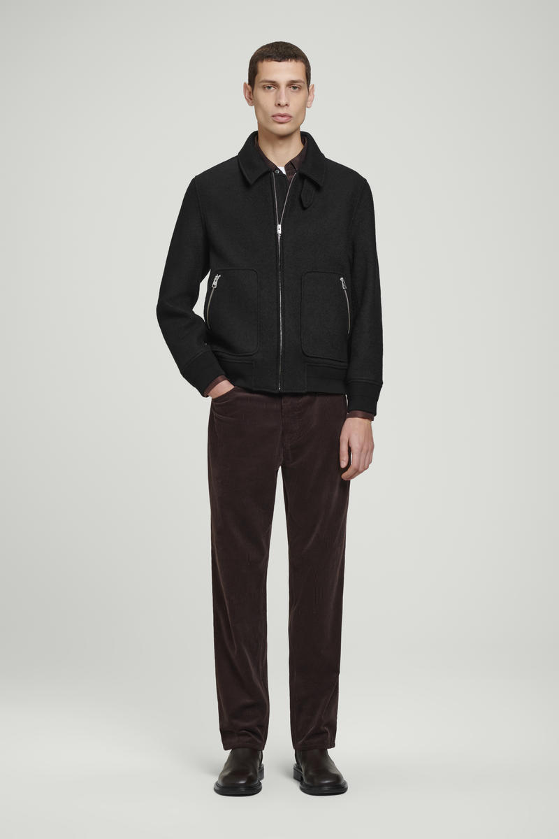 BOILED MERINO WOOL AVIATOR JACKET ボイルドメリノウールアビエイター 