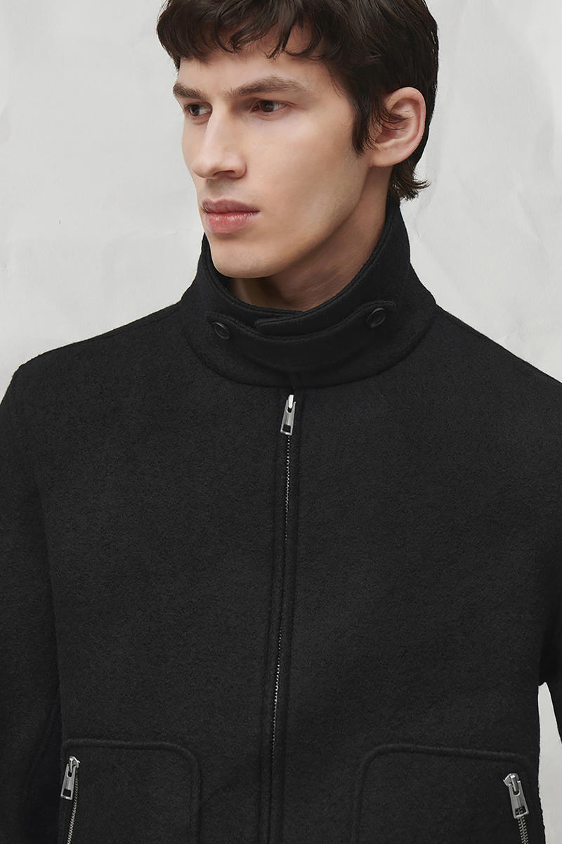 BOILED MERINO WOOL AVIATOR JACKET ボイルドメリノウールアビエイター 