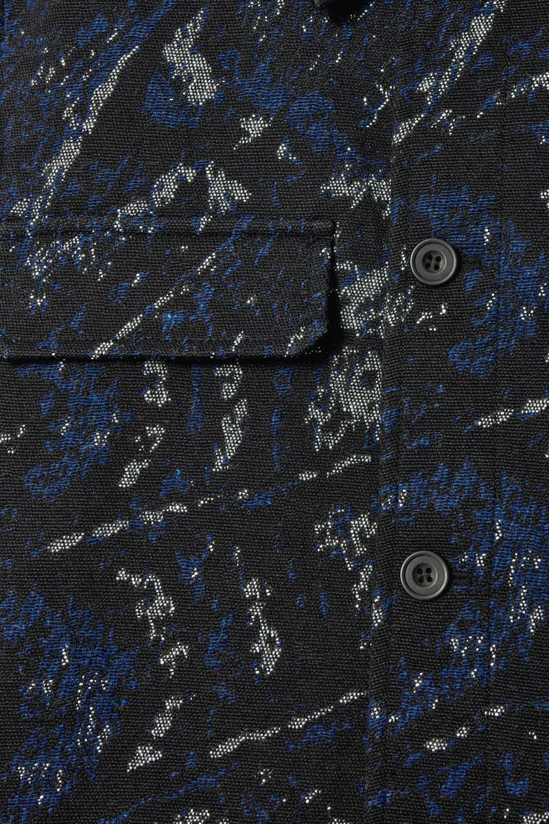 COS ウールブレンドジャガードオーバーシャツ