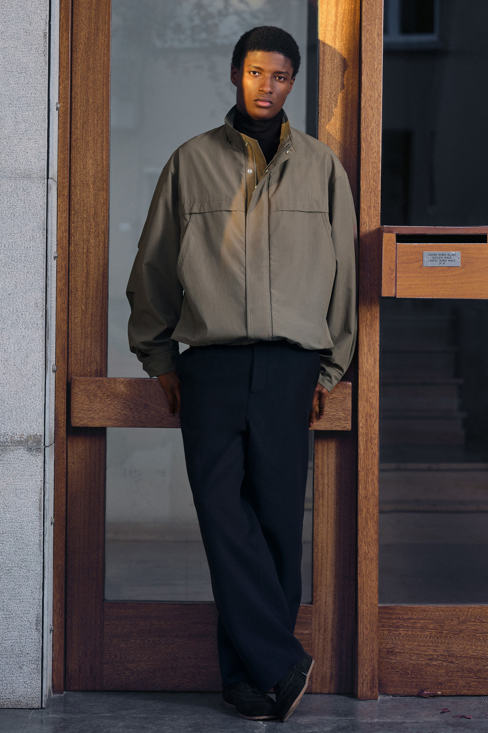 RELAXED DOUBLE-FACED WOOL TROUSERS リラックスフィット ダブル