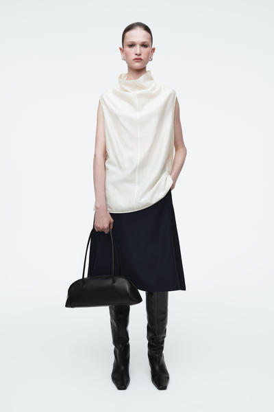 COS イーストサイドボウリングバッグ - レザー