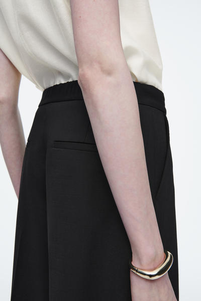 COS ウールブレンドワイドレッグパンツ