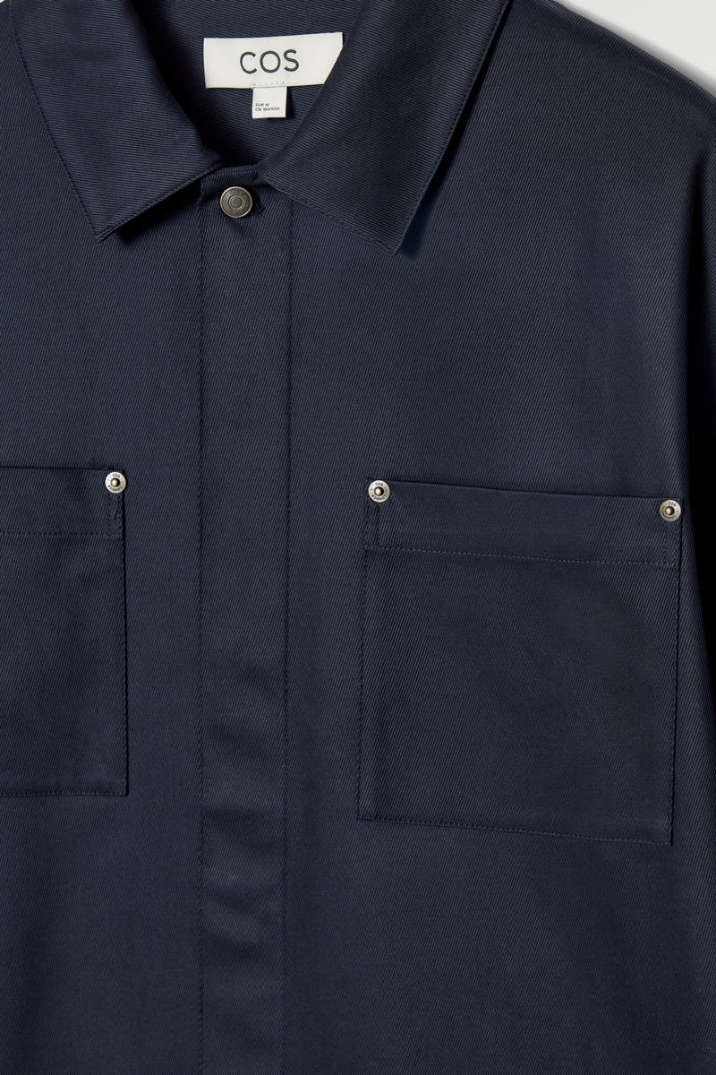 OVERSIZED TWILL UTILITY SHIRT オーバーサイズ ツイルユーティリティ