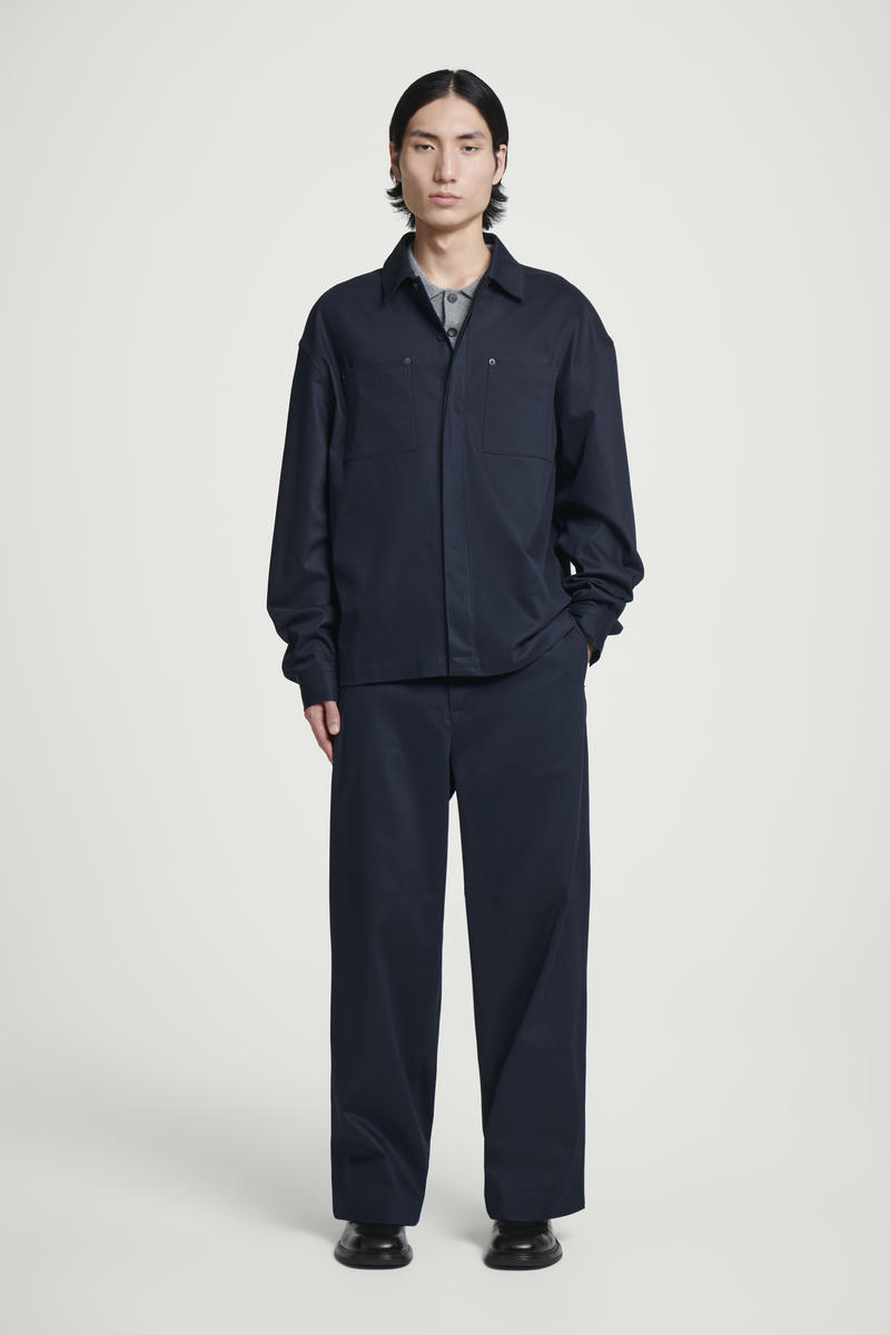 OVERSIZED TWILL UTILITY SHIRT オーバーサイズ ツイルユーティリティ