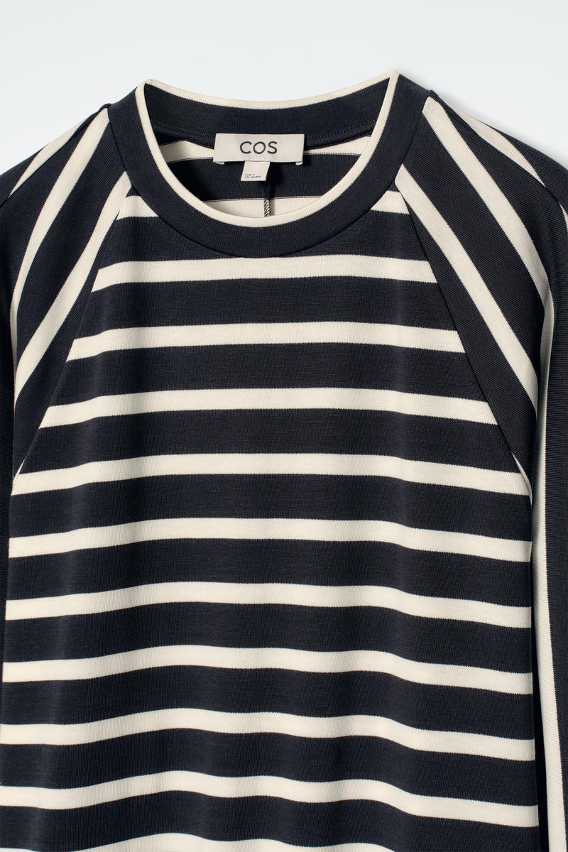 COS ジャージーミディコラムワンピース