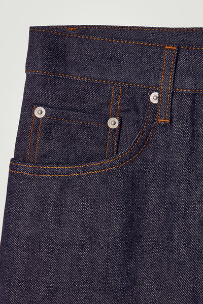 COS DOME ロウセルビッジストレートレッグジーンズ